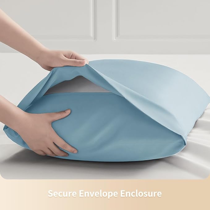 Standard Pillowcases, Cooling Viscose from Bamboo Pillow Covers - Image 6