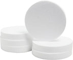 4 Inch 6 Pack Foam Circles for Crafts, Polystyrene Foam Discs for DIY Projects by FFchuanhe