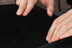 Black Self Adhesive Velvet Fabric Sticky Felt Sheets - Image 5