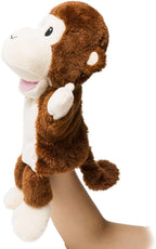 HollyHOME Hand Puppets Monkey Animal Puppets Zoo Plush Animal Toys 13 Inches - Image 2