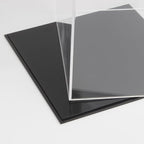 Acrylic Box with Black Base, Simple Self-Assembly Clear Trophy Display Case - Image 6