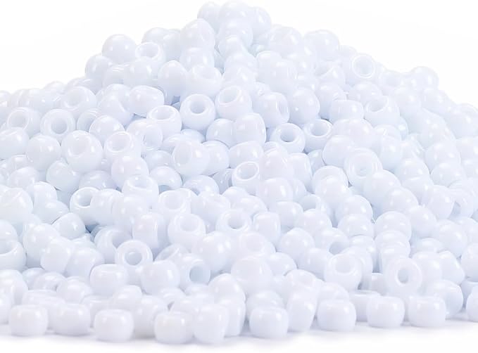 3000+ pcs Pony Beads, Beads for Hair Braids, Beads for Crafts, Plastic Beads by Eppingwin