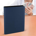 12 Pocket Ringless Side Loading Trading Card Binder, 720 Cards PU Fixed Page - Image 8