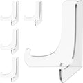 5 Pack Acrylic Display Stand, Plate Stand by Dooiclear