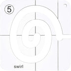 Free Motion Quilting Template Q5 Series - Image 3