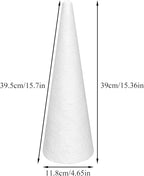 Crafjie Foam Cones for DIY Arts and Crafts, for DIY Home Craft Project - Image 2