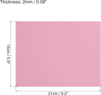 MECCANIXITY EVA Foam Sheets Pink 7.6 Inch x 5.9 Inch 2mm Thickness - Image 2