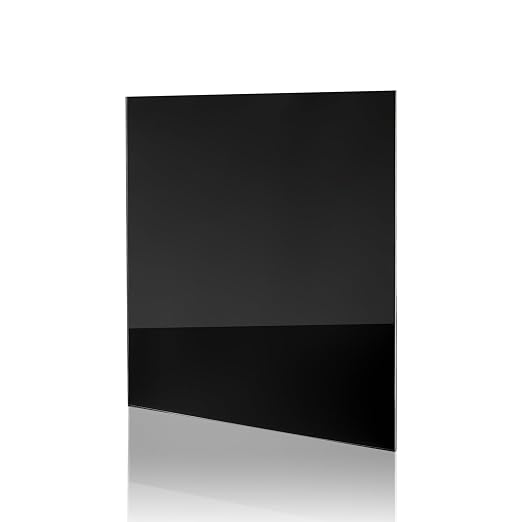 5 Pack 12x12 Inch Black Mirrored Acrylic Sheets, 1/8 in Thick | Mirror Acrylic - Image 4