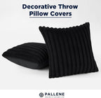 Pallene Faux Fur Plush Lumbar Throw Pillow Covers 12x20 Set of 2, Luxury Soft - Image 5