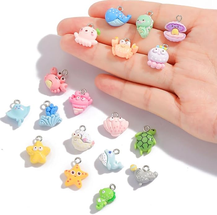 Resin Charms Kawaii Cute Charm for Keychain Jewelry Earring making Girls - Image 3