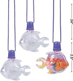 Fun Express Tropical Fish Sand Art Bottle Necklaces, Bulk Set of 12 - Image 2