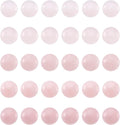 FASHEWELRY 50Pcs Natural Rose Quartz Cabochons Flat Back Gemstone Cabochons by FASHEWELRY