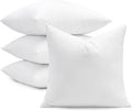 puredown® 26x26 Feather Down Pillow Inserts, 4 Pack Euro Pillow Inserts by Puredown