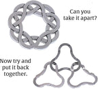 BePuzzled |Coaster Hanayama Metal Brainteaser Puzzle Mensa Rated Level 4 - Image 4