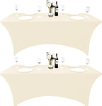 2-Pack 6ft Spandex Table Covers by Unknown