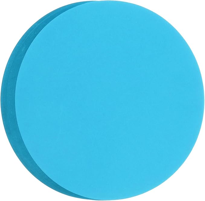 MECCANIXITY 60 PCS Dark Blue Circle Cutouts Paper, 6 Inch Round Cutouts by MECCANIXITY