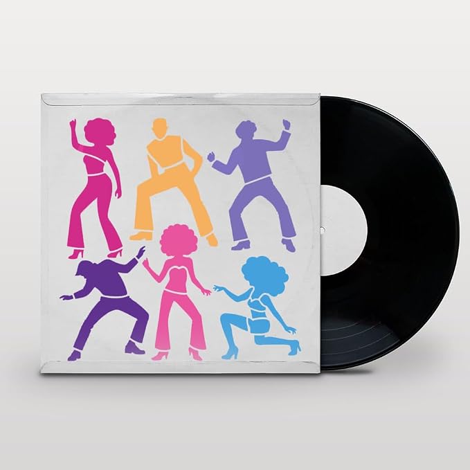2Pcs Disco People Stencils for Painting, 11.8"x11.8" Reusable Disco Ball - Image 6