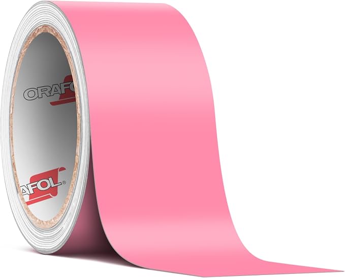 ORACAL 651 Matte Soft Pink Permanent Vinyl Tape Roll – Premium Adhesive Film by Orafol