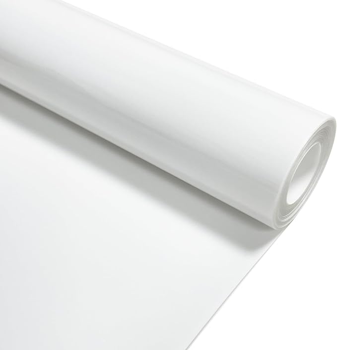 White Heat Transfer Vinyl HTV Roll Matte PU 12" x 20 ft. | Easy to Cut by MerryMade