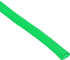uxcell PET Expandable Sleeving 20ft 1/4" Green Cable Management Sleeve Cord - Image 2