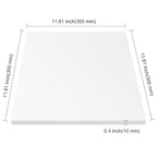 PINGEUI 2 PCS 12 x 12 x 3/8 Inch Clear Acrylic Plexiglass Sheets, Durable - Image 2