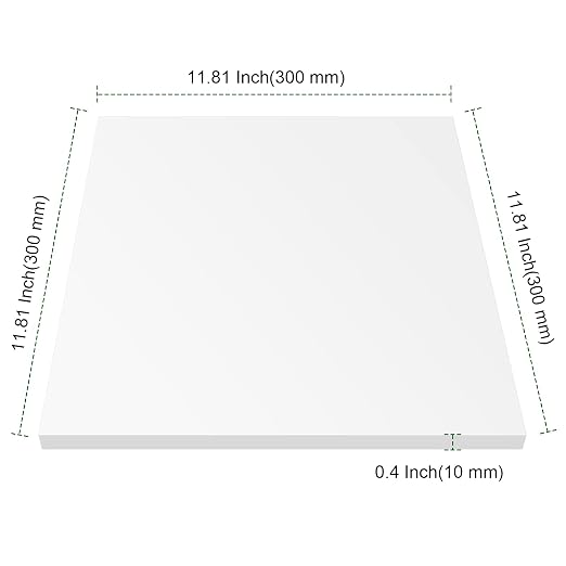 PINGEUI 2 PCS 12 x 12 x 3/8 Inch Clear Acrylic Plexiglass Sheets, Durable - Image 2