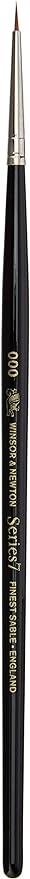 Winsor & Newton Series 7 Kolinsky Sable Brush, Round SH #000 by WinsorNewton