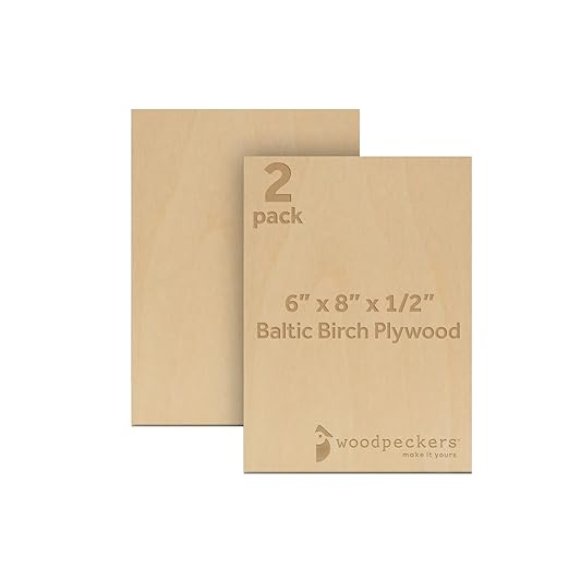 12 mm Baltic Birch Plywood 1/2 by Woodpeckers