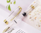 Lanxivi Yongsheng 3011 Demonstrator Clear Classical Fountain Pen Fine Nib Arrow - Image 7