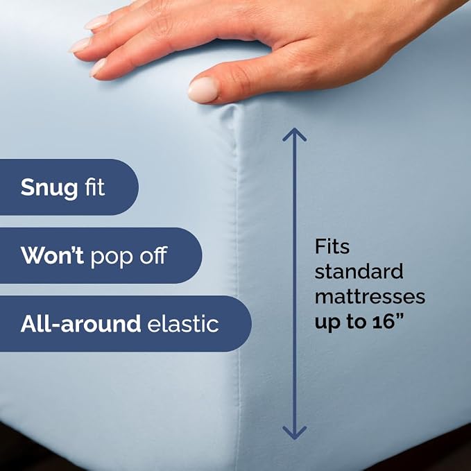Queen Fitted Bed Sheet - Image 3