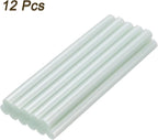 uxcell Mini Hot Glue Sticks for Glue Gun 7mm x 100mm Light Grass Green 12pcs - Image 3