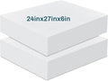 Frienda 2 Pack 6" x 24" x 27" Upholstery High Density Foam Cushion Replacement by Frienda