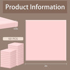 50Pcs Square Linoleum Blocks for Printmaking, 2x2in Premium Rubber Stamps - Image 2