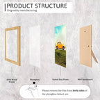 ATOBART 4x6 Picture Frame, Composite Wood Photo Frame - Image 3