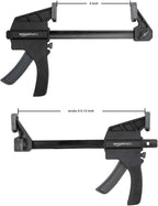 Amazon Basics 6-Piece Easy-to-Use One-Handed Trigger Clamp Set, 2 Pack of 4-inch - Image 3