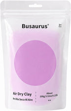 100g Orchid Purple Air Dry Foam Clay, DIY Flower Making Clay by BusaurusToys