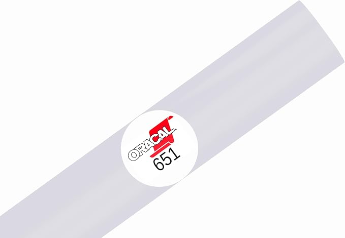 ORACAL 651 Glossy Permanent Vinyl 12 Inch x 15 Feet by Orafol