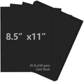 Joyberg Black Cardstock 8.5 x 11, 230gsm Cover Cardstock Paper, 85 Lb Heavy by Joyberg