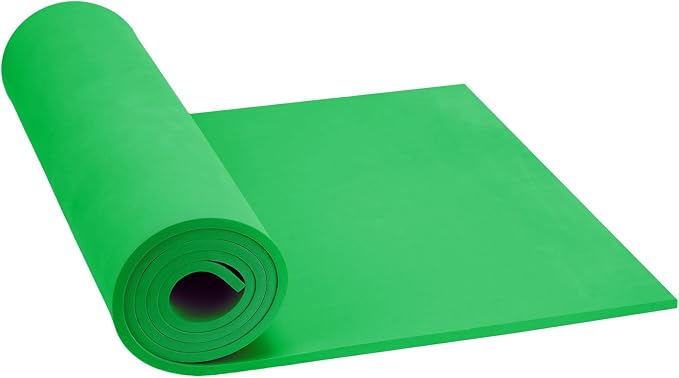Do²ping Green Eva Foam Sheets roll, 6mm eva Craft Foam 49''x13.9'' High Density by Do%C2%B2ping
