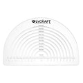 OLYCRAFT Circle Acrylic Ruler for Cutting Fabric Clear Acrylic Templates by OLYCRAFT