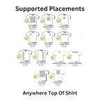 Heat Press Safe T-Shirt Ruler Guide, Neck and Chest Placement - Image 6