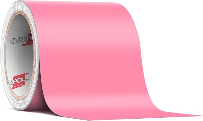 ORACAL 651 Matte Soft Pink Permanent Vinyl Tape Roll – Premium Adhesive Film by Orafol