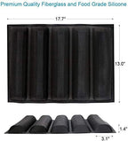 Baker Boutique Silicone Bread Mold 5 Loaf Baking Mould Flexible Reusable Forms - Image 2