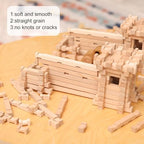 MECCANIXITY 6pcs Wood Sticks, 1/4''x 1/4'' x 12" Rectangle Wooden Cube Wood - Image 6