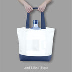 TOPDesign 1-Pack Super Strong Large 12oz Cotton Canvas Tote Bag, Reusable - Image 6