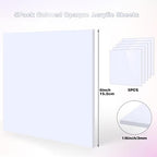 Adrattnay White Acrylic Sheets 1/8 Thick, Opaque Acrylic Sheets Acrylic Panel - Image 2
