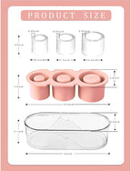 2PC Silicone Ice Mold for Stanley Cup 30 40oz, Tumbler Ice Maker | Easy Fill - Image 2