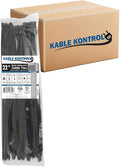 Kable Kontrol Cable Zip Ties Black 1, 250 Lbs Tensile Strength, Bulk Pack by KABLEKONTROL%C2%AE