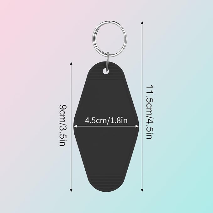 LOTMER 20/30/40/80 PCS Hotel Keychain Blank - Image 3