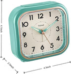 Tinload 4.3" Vintage Retro Analog Alarm Clock, Super Silent Non Ticking Clock - Image 3